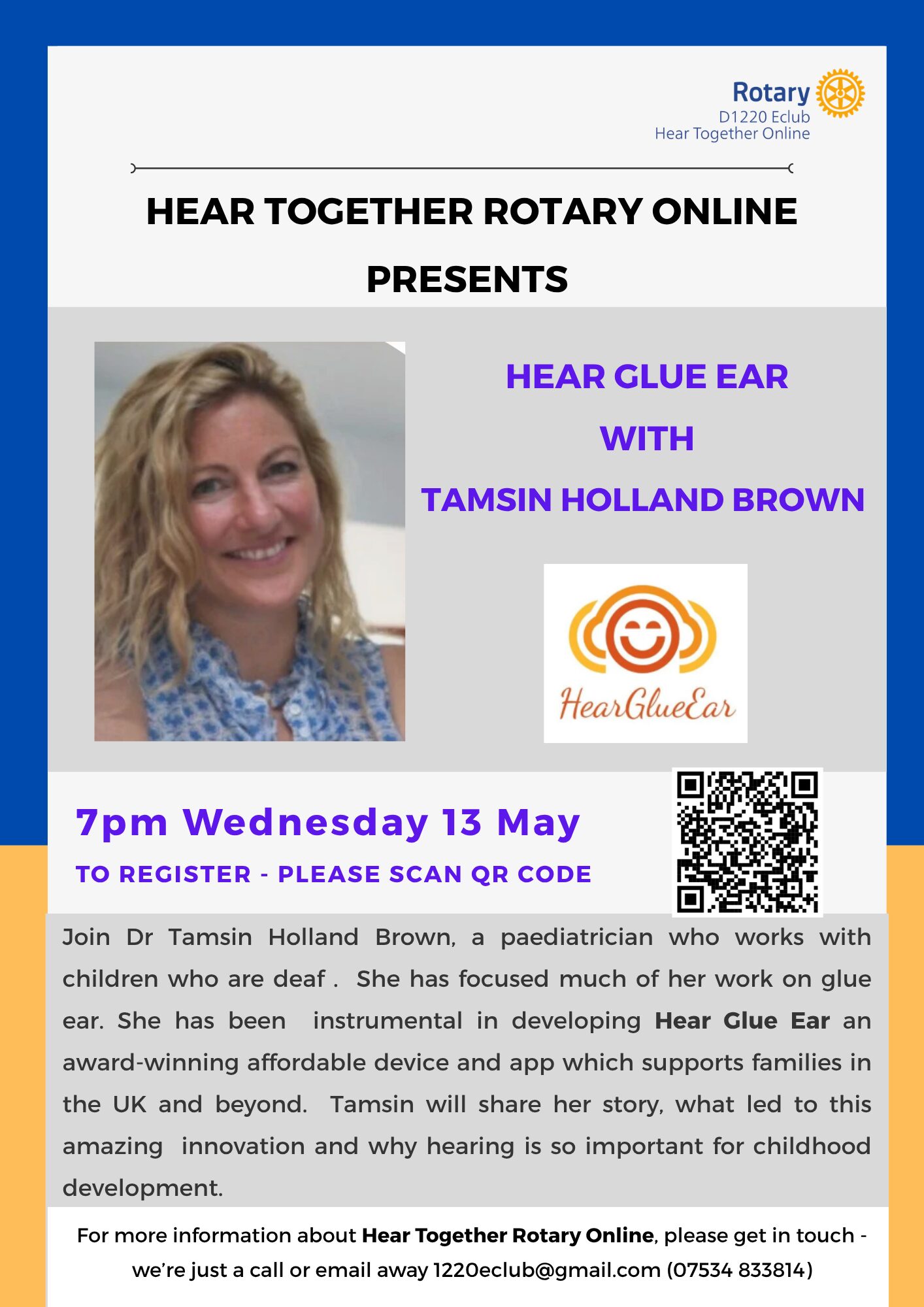 Dr Tamsin Holland Brown - Glue Ear